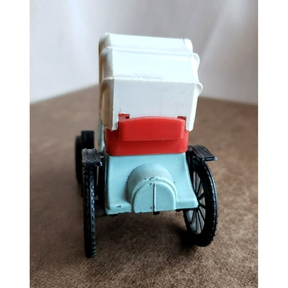 GAMA TOY DIECAST 2 Seater Light Blue Body Red Seat & White Canopy 1:46 W GERMANY - Picture 15 of 16